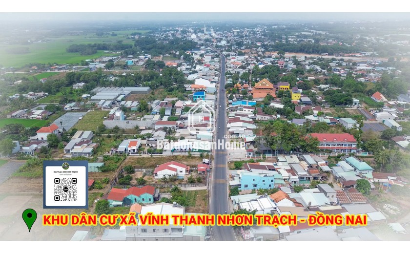 ĐẤT NỀN FULL THỔ NHƠN TRẠCH - KHU DÂN CƯ GẦN ĐƯỜNG 25C GIÁ TỐT